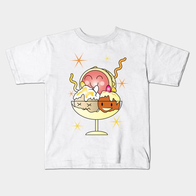 Don't Worry Eat Ice Cream Kids T-Shirt by ArticArtac